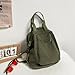 PRLINJSK Mini Canvas Backpack for Women Girls Cute Small Backpack Purse Aesthetic Backpack, Green