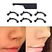 VANANA 3 Sizes Invisible Nose Lifter, Soft Silicone Nose Straightener Corrector Tool, Comfortable Easy Install Removable (Black)