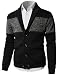 H2H Mens Casual Premium Slim Fit Knitted Jackets Thermal Warm Long Sleeve of Various Styles