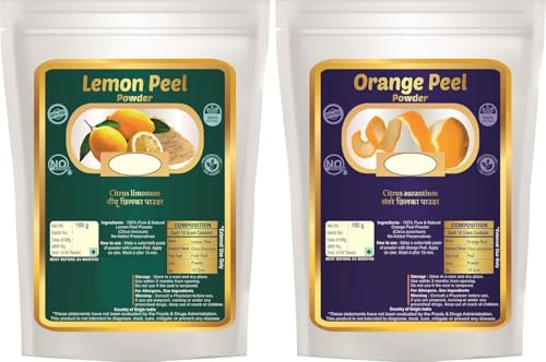 MA Natural Lemon Peel and Orange Peel Powder - 200G (100g Each)