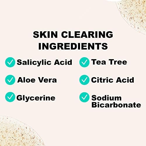 BeBarefaced Salicylic Acid Toner for Face - Acne Treatment Face Toner with Tea Tree Oil - Mattifying Natural BHA Exfoliant Facial Toner - Face Care Skin Toner - Pore Minimizer - Anti Blemish Skincare