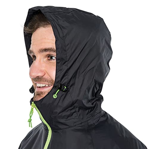 Trespass Damen Regenjacke Kompakt Zusammenrollbare Qikpac, Black, S, FAJKRAM30018_BLKS