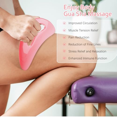Aicnly RESIN GUASHA Large Gua Sha Massage Tool, Lymphatic Drainage Massager thumb #1