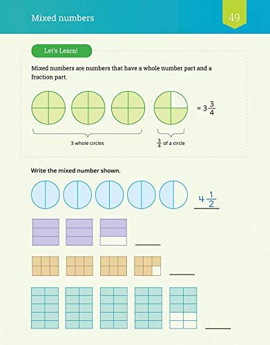 IXL Math Workbook: Grade 4 Fractions and Decimals