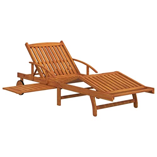 Qzzced Sun Loungers 2 Pcs Solid Wood Acacia,Chaise Lounge Chair,Lounging Chair,Lounge Chair,Patio Lounger,For Beach, Poolside And Patio #TOP4