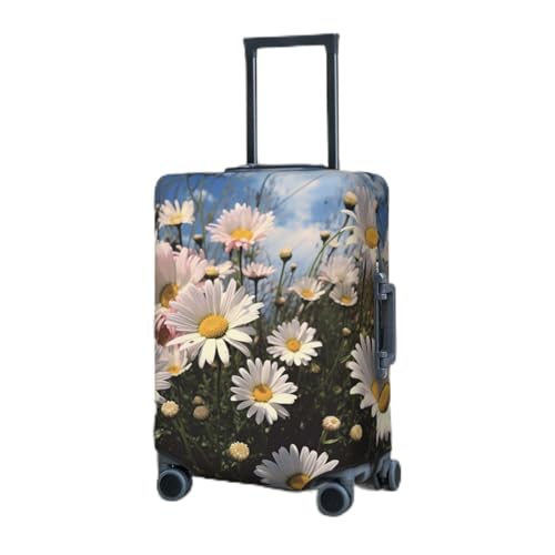Housse de protection pour bagages anti-rayures et extensible XL motif fleurs