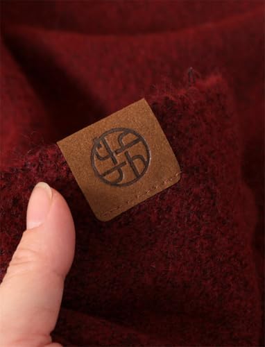 Shawl Wraps For Women Soft Cashmere Feel Knitted Poncho Wrap 2025 Fall Winter Sweater Blanket Scarf3