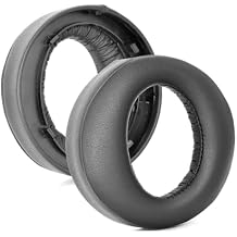 Replacement PS5 Earpads for Sony PlayStation 5 Pulse 3D Wireless Headset, Ear Pads Cushions Cups with Noise Isolation Foam Earpads, Repair Parts Black