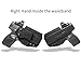 GAYALOCK IWB KYDEX Holster for H&K CC9 Pistol, Inside Waistband, Claw Compatible, Adjustable Cant (Right)