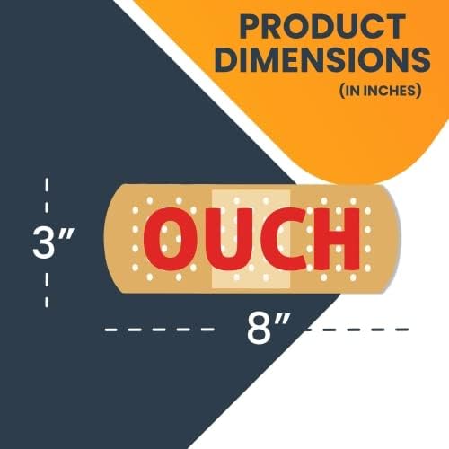 Ouch Band Aid Car Magnet 3x8 Inch image 4