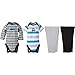 Gerber Baby Boys 4-Piece Bodysuit and Pant Set, car, 12 Months