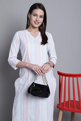 Image of Merira Women's Cotton Solid Regular Dress Shirt