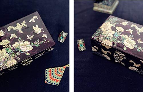 Boîte à bijoux en bois laqué pour protéger les bijoux du ternissement