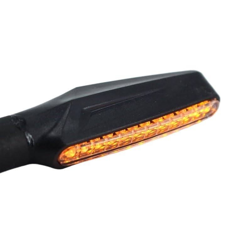 Indicateurs moto flexibles et pliables ambre - Pack de 2 feux stop
