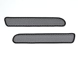 Fog Light Screens - Aluminum W/Black Finish - For 1997-2004 C5 Corvette
