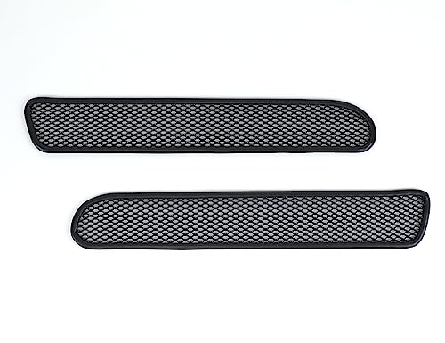 Pantallas para luces antiniebla CA aluminio negro C5 1997-2004 miniatura 1