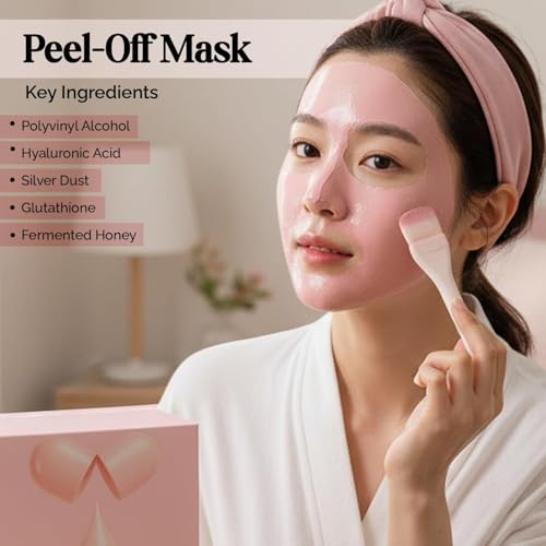 Image of Bee & Beauty Glutathione 7-Step Facial Kit for Skin Brightening Clear Glow & Tan Removal | Deep Hydration Pore Tightening Radiance Boost | Korean Inspired Professional Face Care | All Skin Types (Pack of 1)