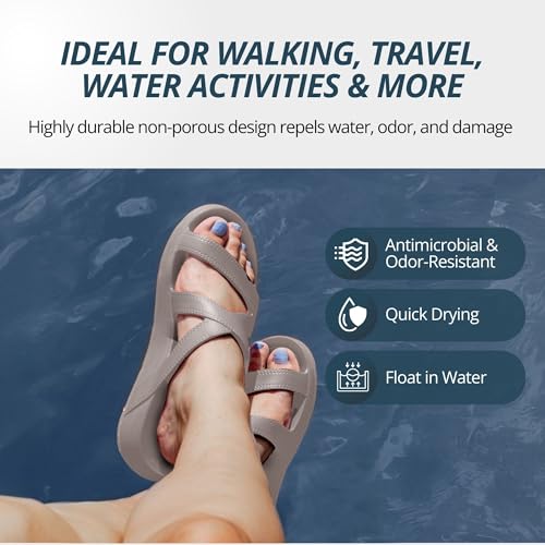 Image of NUUSOL Women Hailey Slide, Lightweight EVASOL Foam Footwear