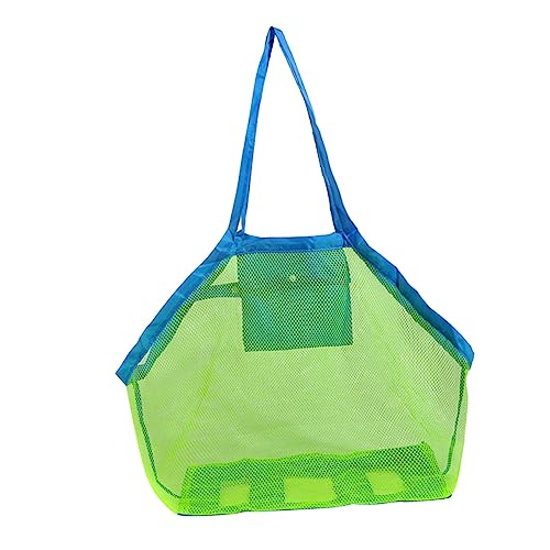 CORHAD Beach Mesh Tote and Girls Toys Organizer Handles Pool Beach Toys Storage Bag Large Size