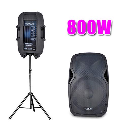 Activo 800W altavoz Vexus AP1500A 15" + Sound Foot