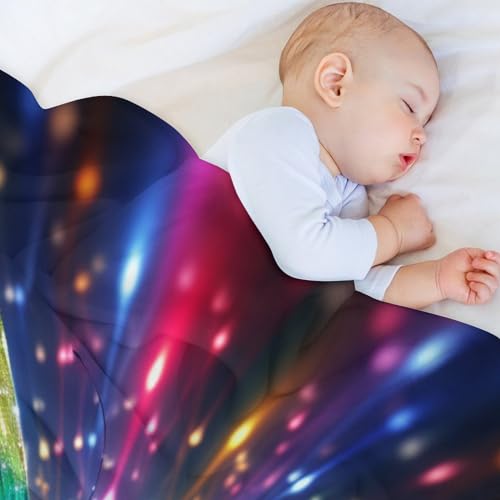 Couverture super douce et moelleuse 3D Papillon au toucher luxueux