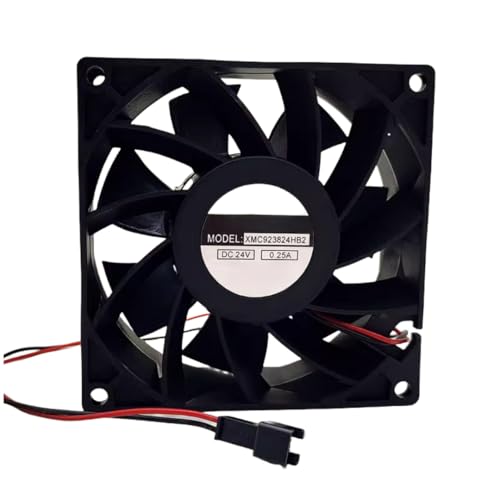 Ventilador DC24V XMC923824HB2 con rodamiento de alta presión y 92mm de diámetro
