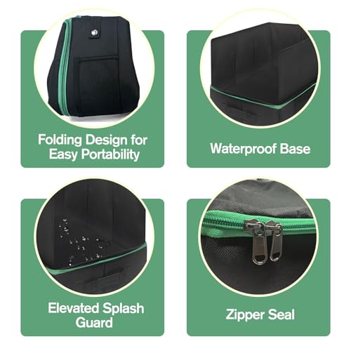 Arenero portátil para gatos ideal para estancias en hoteles y viajes en coche 5