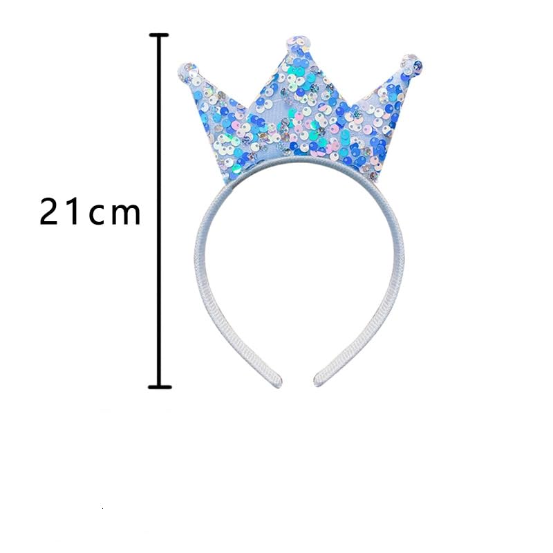 GSrenyu Geburtstags-Set Für Mädchen – Stirnband, Schärpe & Abzeichen – Glitzer Prinzessin Dekoration Für Kinderparty
