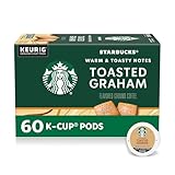 Starbucks K-Cup Coffee Pods, Flavored Hot or Iced Coffee, Toasted Graham, 60 Keurig Pods ​