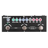 🎸 8 klassische IR-Cabinets-Simulation: Das Gitarren-Multi-Effekt-Pedal kombiniert 8 klassische IR-Amp-Simulationen, unterstützt IR von Drittanbietern. Sie können mehrere Amp-Simulationen genießen und eine bessere Nutzungserfahrung erzielen.