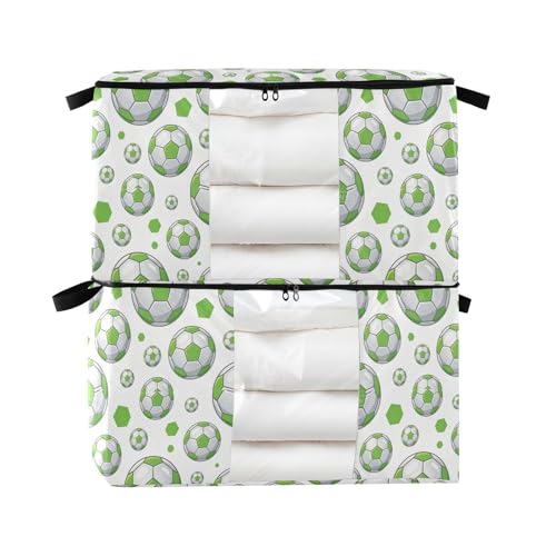 Boîte rangement pliable avec couvercle sac组织 lit noir 95L - 2