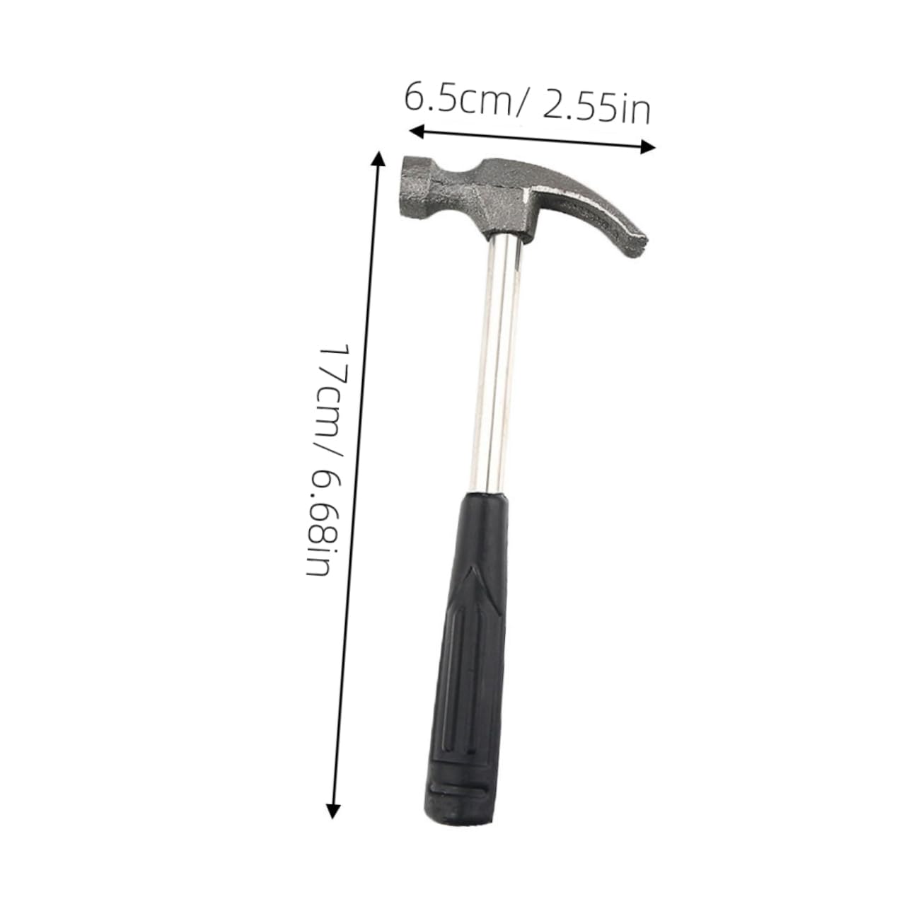 Homoyoyo Martillo de Garra Mini Negro Mango de Plástico y Cabeza de Acero para Exteriores y Bricolaje Hogar 5 Piezas Duraderas y Multifunción