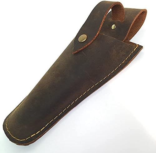 Leather Sheath Pouch Holder Spider Tool Holsters Gardeners Tool Belt Pouch Secateurs Holster Belt Holder Pouch for Pliers, Pruning Shears, Scissors or Garden Knife,Tool Gifts for Men Dad