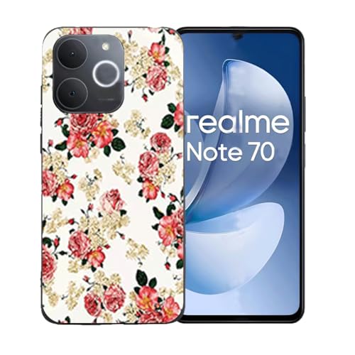 CongJiaLingXi�J�o�[�K�p ��Realme Note 70T (6.74")�A�_�炩���V���R�[���P�[�X�̏_��ȃo���p�[�h�Ռ�TPU�ی�?�̂���,LLM1