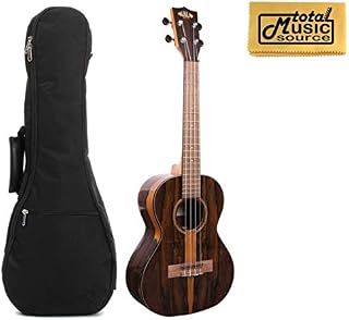 Kala Ziricote Series KA-ZCT-T Tenor Gloss Ziricote Ukulele, w Gigbag