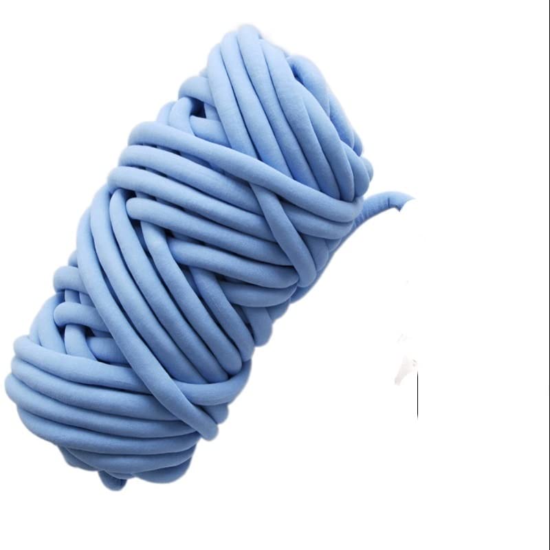 Lana de 1 kg de grosor, hilo súper grueso para tejer a mano, manta de punto, alggrosor, hilo súper grueso para tejer a mano, manta de punto, algodón suave, lana de ganchillo (color: 03) (11)