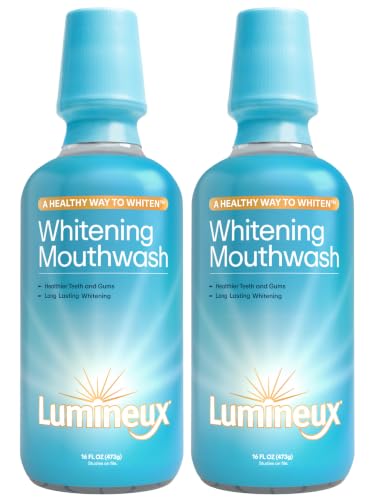 Lumineux Teeth Whitening Mouthwash, Peroxide Free...