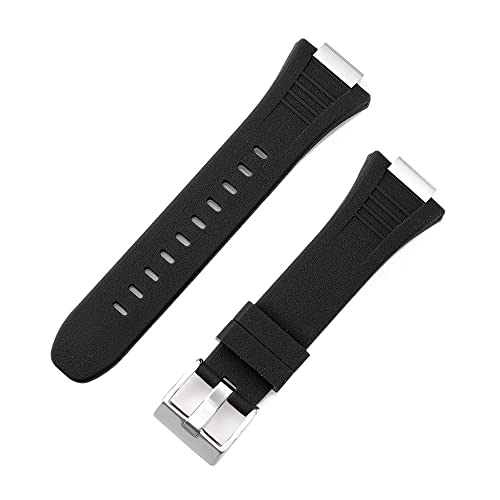 Bracelet en caoutchouc fluoré pour Apple Watch 45mm kit de modification luxe pour iwatch SE