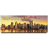 Vancouver Panoramic Fridge Magnet British Columbia Travel Souvenir Canada