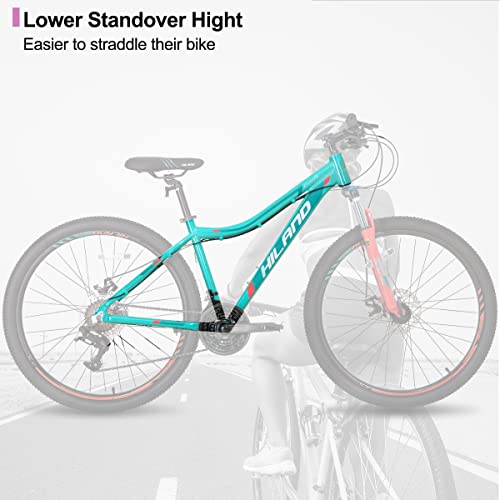 image for HH HILAND Hiland Aluminum Womens Mountain Bike,with Lock-Out Suspensio
