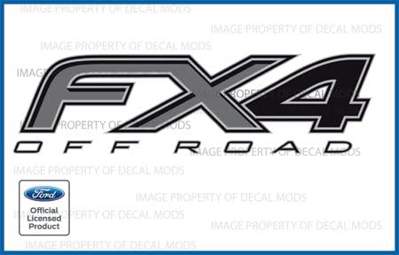 Decal Mods FX4 - Calcomanías todoterreno para Ford F250 F350 - FG (2012-2016) Super Duty (juego de 2) | FH4B2