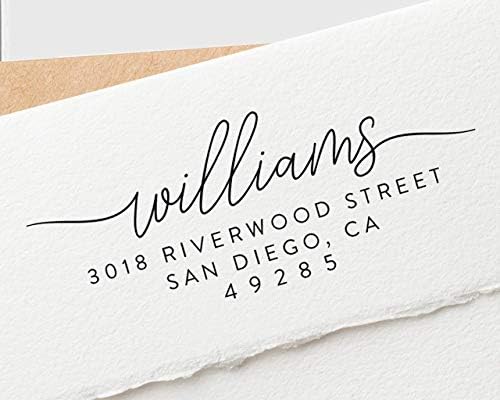 Personalised Address Stamp, Rubber Return Address Stamp, Self Inking Address Stamp, Custom Stamp