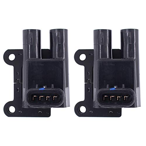 NewYall Pack of 2 Ignition Coil for Toyota Corolla 1.8L 1998-1999, Chevrolet Prizm 1.8L 1998-1999