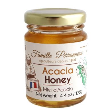 La Famille Perronneau Miel pura de Acacia 4.4 oz miniatura 2