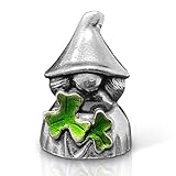DANFORTH - 'Shami' Pewter Gnome - Miniature Figurine for St. Patrick's Day - Good Luck Keepsake - 1¼ Inches Tall - Handcast Pewter - Made in The USA