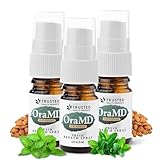 3 Pack - Bad Breath Cure, Bad Breath Remedies, Halitosis Cure use OraMD Breath Spray for Bad Breath Treatment, Halitosis Treatment, Smokers Breath Spray, Bad Breath Mouthwash and Bad Breath Toothpaste
