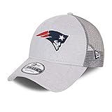 New Era New England Patriots Home Field Beige 9Forty Trucker Strapback Cap - One-Size