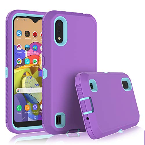 Thybx F-11023757 Galaxy A01 Case, Thybx [Drop Protection] Full Body Shock Dust Absorbing Grip Plastic Bumper Tpu 3-Layers Durable Solid Phone Sturdy Hard Cases Cover thumb #6