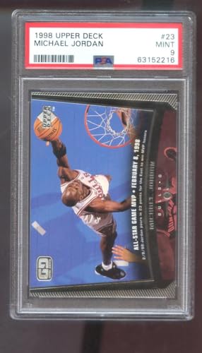 1998-99 Upper Deck Hardcourt 23 Michael Jordan PSA 9 Graded Basketball Card NBA 98-99 1998-1999 Chicago Bulls