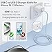 USB C to C Charger Cable 10ft, 60W Type C to C Fast Charging Cable Cord Long for Apple iPhone 17 Pro Max/17 Air/16 Pro Max/16 Pro/15 Plus/15 Pro Max/MacBook 2021/2020/2019,iPad Pro/Mini/Samsung Galaxy